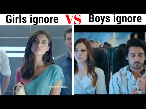 Girls ignore vs boys ignore | girls vs boys