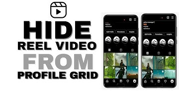 How to remove reel video in profile grid instagram 2021