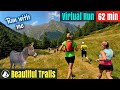 Beaux sentiers pays des merveilles de la suisse  course sur tapis roulant  course virtuelle 67