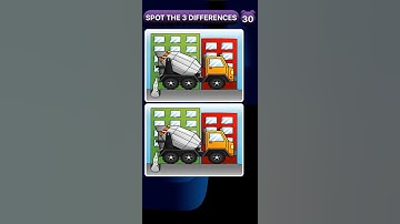 Spot the 3 Differences Hard Short Puzzle #1490