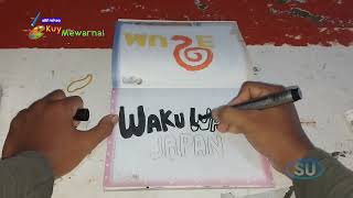 Kuy Mewarnai Clips | Mewarnai Logo Waku Waku Japan
