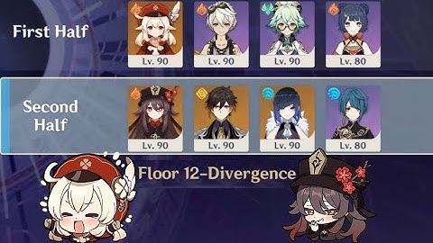 Klee Mono Pyro & Hu Tao Double Hydro | 9* Abyss full v2.7 floor 12 clear