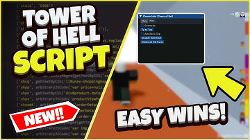 Roblox Tower Of Hell Script GUI [Instant WIN Games] (Pastebin 2022)
