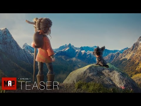 TRAILER | Cute Adventure CGI 3d Animated Short Film ** SPRING ** by Blender Foundation