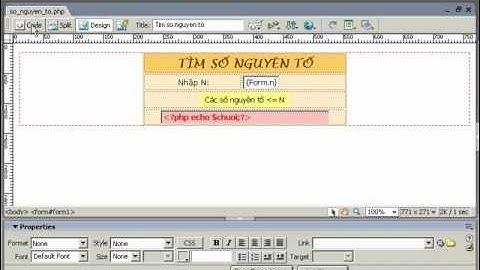Lập trình PHP _ Kiểm tra số có phải là số nguyên tố không