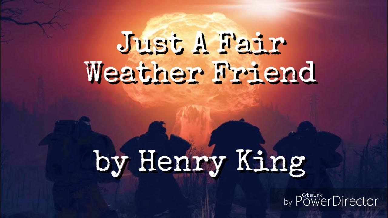 fair-weather friend tradução – Inglês na sua Casa