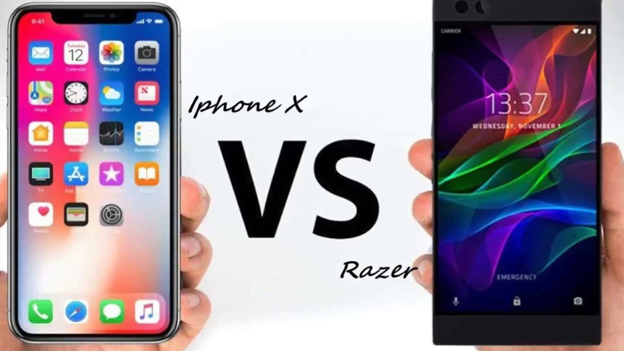 Iphone Razer Iphone X Vs Razer Phone - Full Tech Comparison & Specs. - YouTube