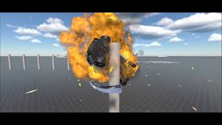 Flexbody car crash - fall test screenshot 3