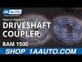 How to Replace Driveshaft Coupler 2003-07 Cadillac CTS