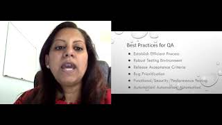Information Dilruba Malik, Quality is not about finding defects Update