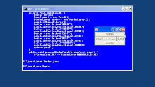 Lesson2 The Border Layout Manager | Introduction to the Java Programming Language