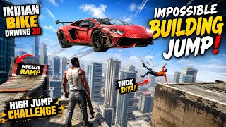 Jumping A Car Over An Intire Building 🫡| Indian Bike Rider Game | #simulatorgames  screenshot 5