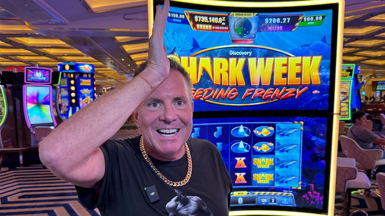 Diving Into The Shark Week Slot Machine - YouTube