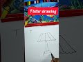 T letter drawingshorttrending viral art ytshorts drawing somoyshohagyoutubefamily