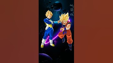 🤔? Goku and 🤨 Vegeta in verses battle 🥰 || #funny #dragonballsuper #dbs #goku #vegeta #shorts