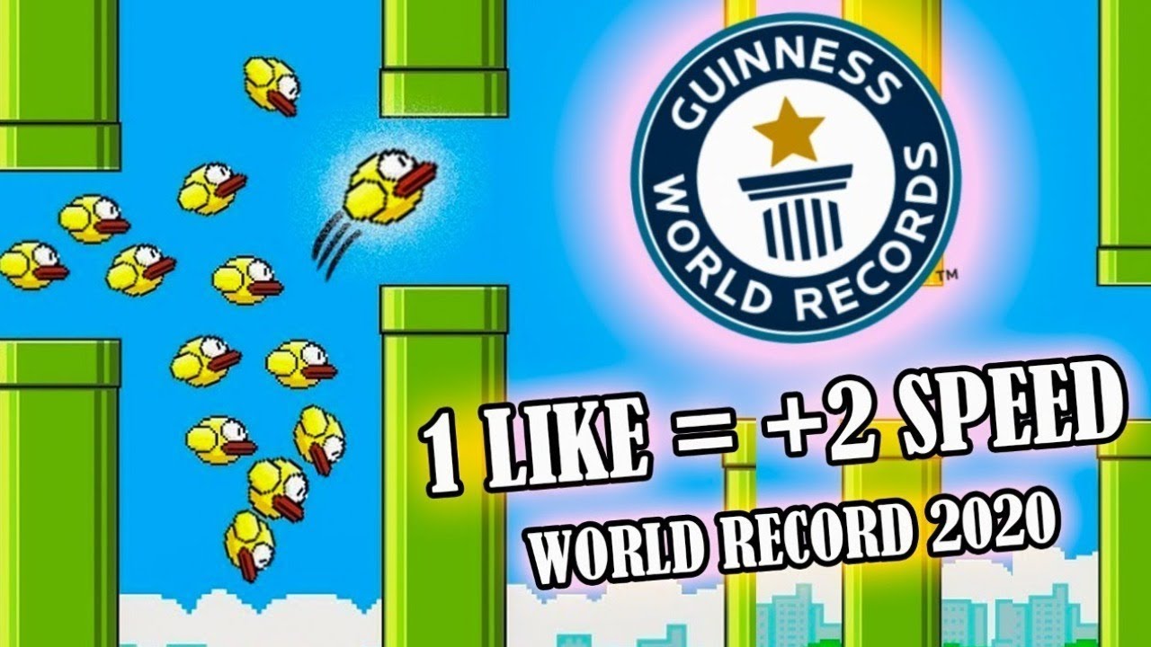 Playing Flappy Bird Live 365 day, Every like makes it faster (World Record) YouTube