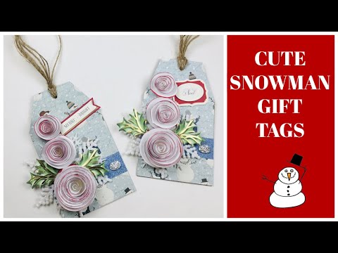 ⭐️fun-snowman-gift-tags-with-spiral-roses⭐️perfect-for-gifts,-craft-fairs-and-decor