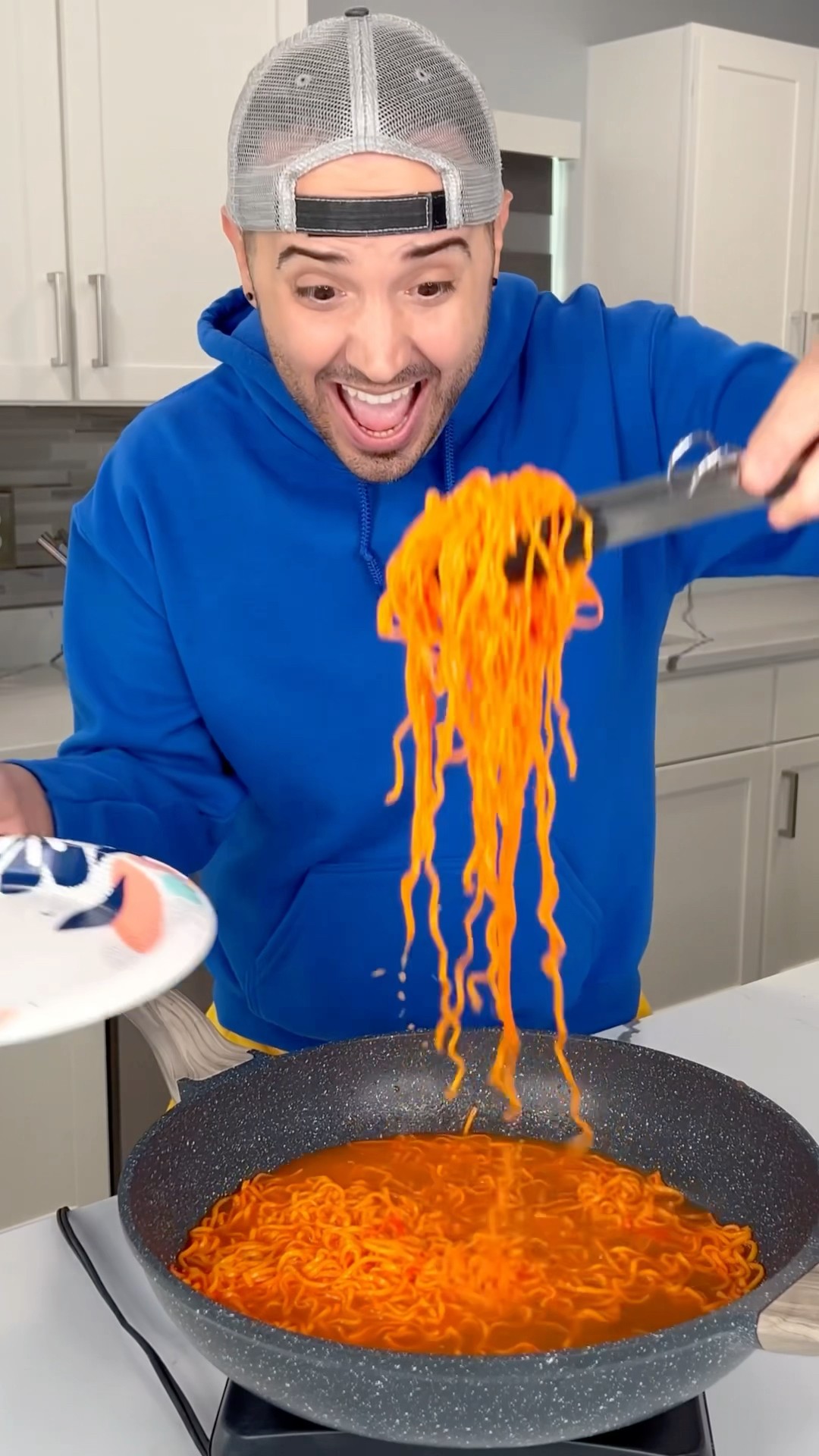 He make better noodles for monster ?? #shorts