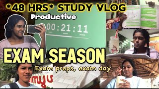 *48* hrs study vlog🥵📚| Exam preps 📈 | Exam day | 12th grader | Malayalam | My Unscripted Diaries 💌