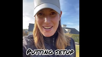 EASY PUTTING SETUP ROUTINE: How to get perfect putting posture every time!