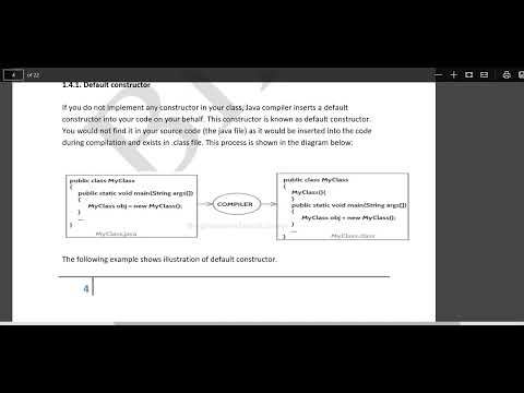 OOP Wk 08 3  Default Constructor