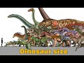 Moving Dinosaur Size Comparison 2D | Animated Size Comparison | dinosaur name study