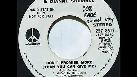 Saundra Rucker & Dianne Sherrill "Don't Promise Mo...