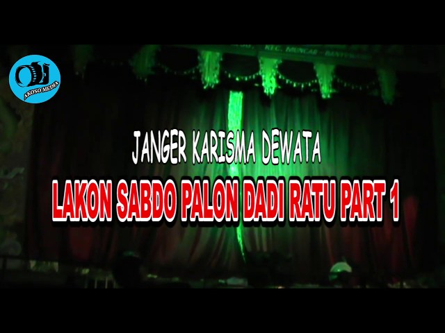 Seni Janger Karisma Dewata Banyuwangi - Lakon Sabdo Palon Dadi Ratu  PART 1 class=