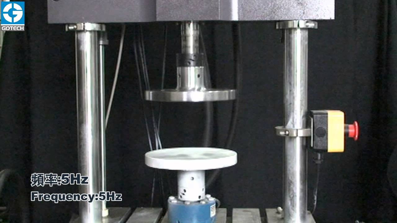 GOTECH: DF 8000 動態材料試驗機 Dynamic Fatigue Testing Machine - YouTube