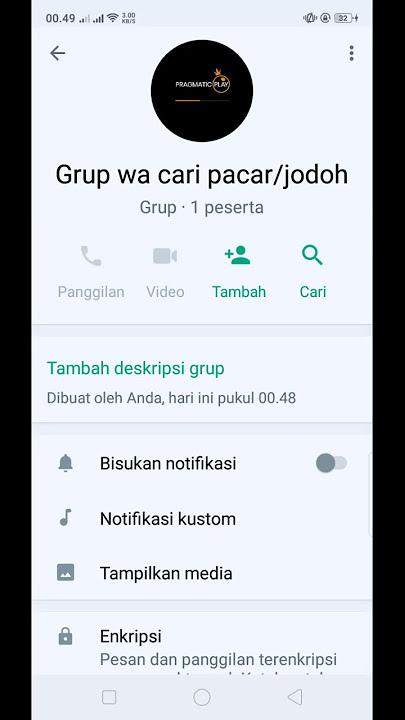 GRUP WA cari jodoh/pacar