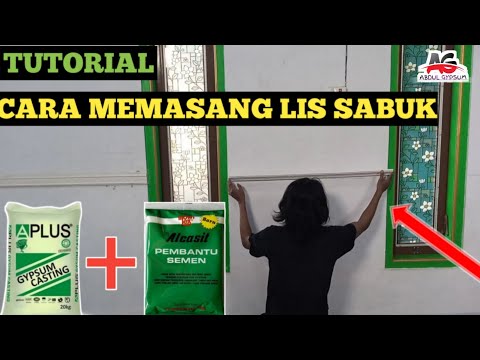 CARA MEMASANG LIS GYPSUM DI DINDING BAWAH YouTube