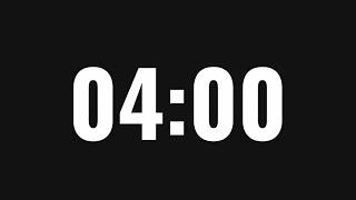 4 MINUTE COUNTDOWN TIMER | 240 SECOND TIMER ✨