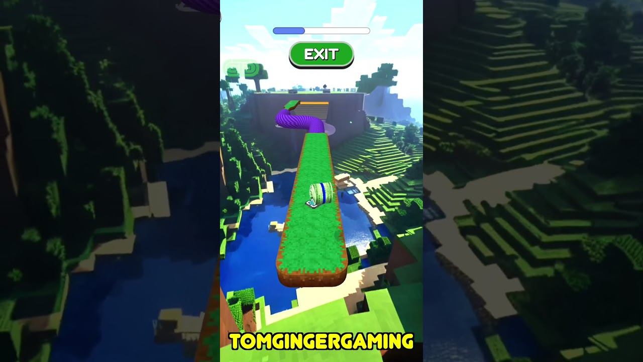 Задание на скоростное прохождение игры Going Balls, уровень 299, прохождение через портал 