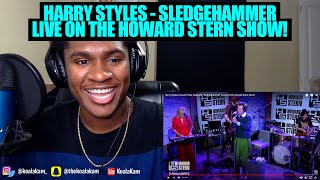 Harry Styles Covers Peter Gabriel’s “Sledgehammer” Live on the Howard Stern Show | REACTION