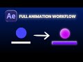 FROM SIMPLE SHAPE TO FAKE 3D ANIMATION | RAW AND FLOW