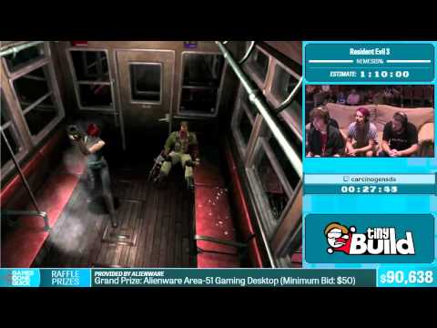 Resident Evil 3 by Carcinogen in 57:34 - Summer Games Done Quick 2015 - Part 11