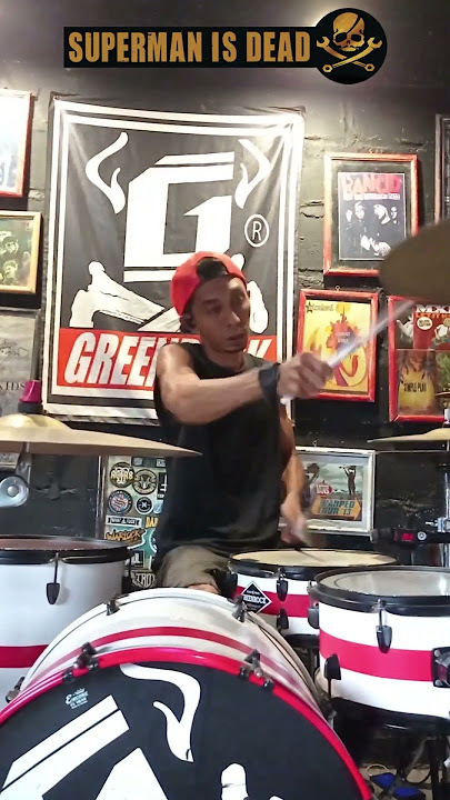 Kita Vs Mereka #drumcover #street #drums #punkrock #poppunk #sid#supermanisdead#shorts