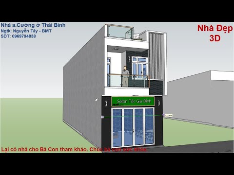 Mẫu nhà có khu vực kinh doanh buôn bán | Simple house | Foci