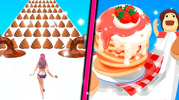 Girl Rider Vs Pancake Run All Levels Android iOS Gameplay Walkthrough New Update 4K Nr 40