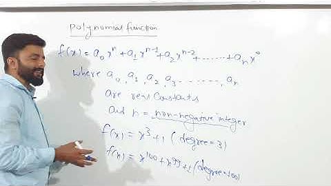 Polynomial function (lecture 3) | IIT-JEE Boards Exam | By R K JHA