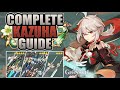 KAZUHA - COMPLETE GUIDE - 3★/4★/5★ Weapons, Builds, Artifacts, Mechanics & Showcase | Genshin Impact