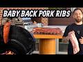 How to Smoke Baby Back Pork Ribs | Hanging in Drum Smoker Method