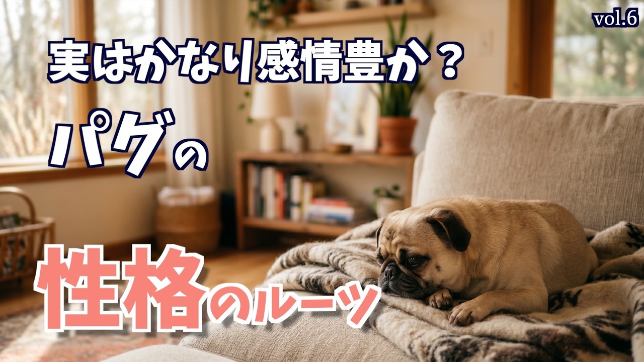 Dog Breed Guide Vol. 6] Pug Personality and Traits | Actually