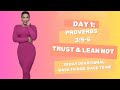 Day 1: Trust &amp; Lean Not