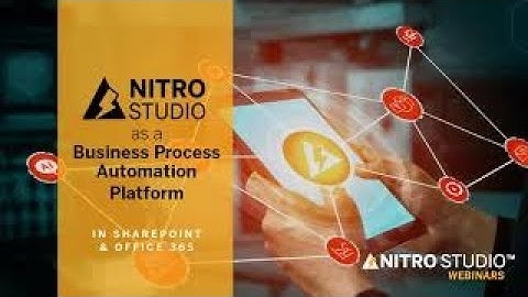 Business Process Automation Platform: NITRO Studio