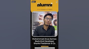 Anus Samoo – Backend Developer at Sharks Freelancer & Co | Alumni Diaries