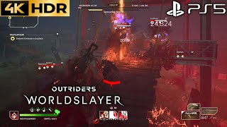 Trepidation Inspect The Boat in Drydock OUTRIDERS WORLDSLAYER Pyromancer Gameplay PS5 4K 60FPS HDR