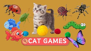 CAT GAMES  Collection of cat games,  CAT TV | Cat Stimulation Video