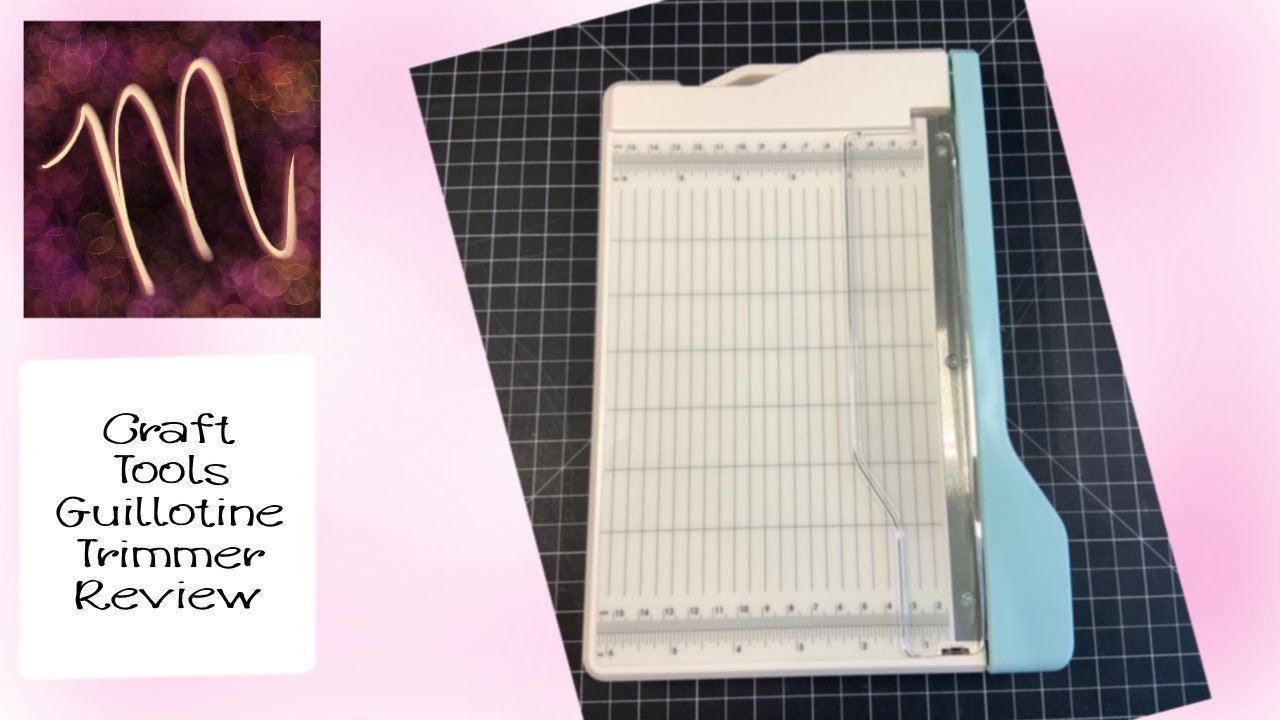 Craft Tools Guillotine Paper Trimmer Review YouTube