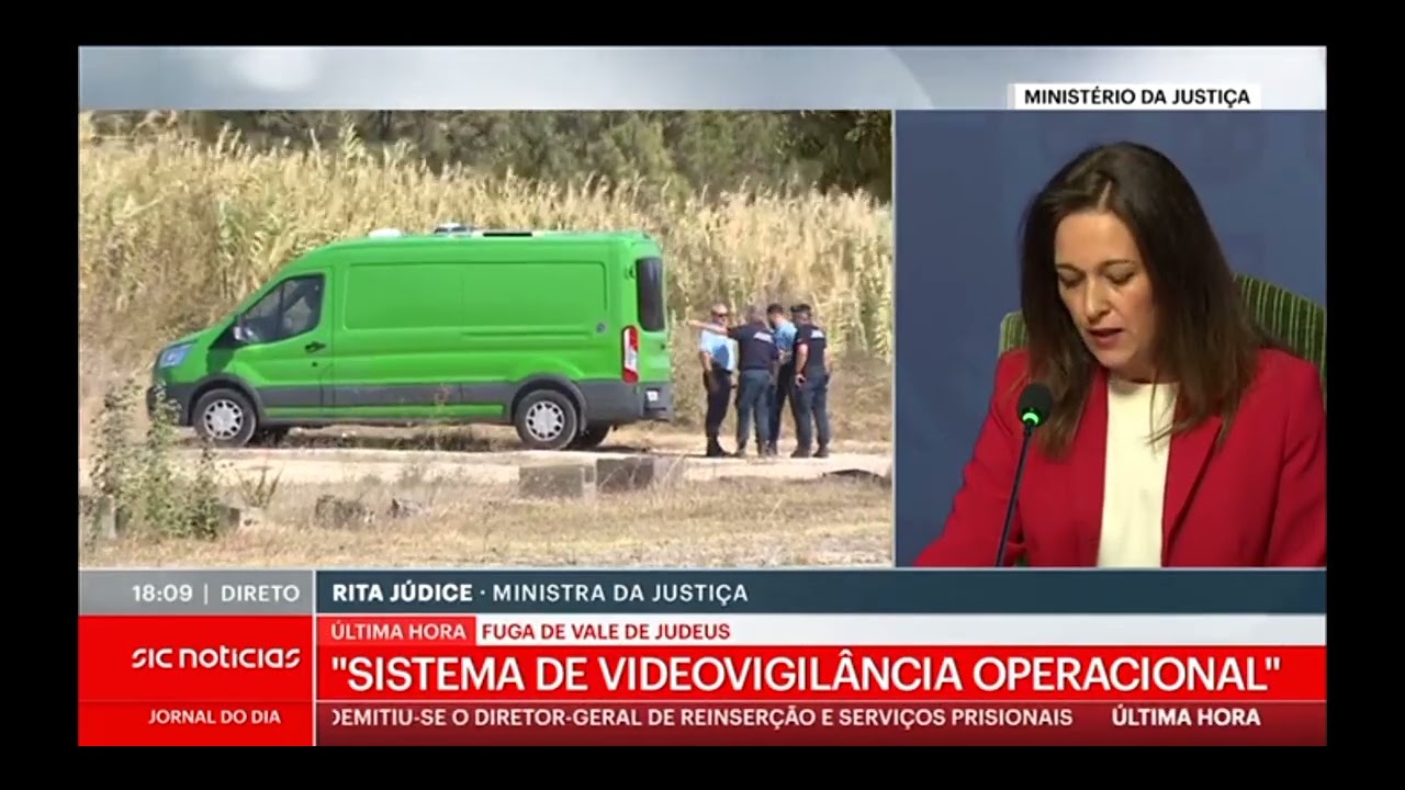 ministra da justiça quebrada silêncio sobre fuga dos cinco homem